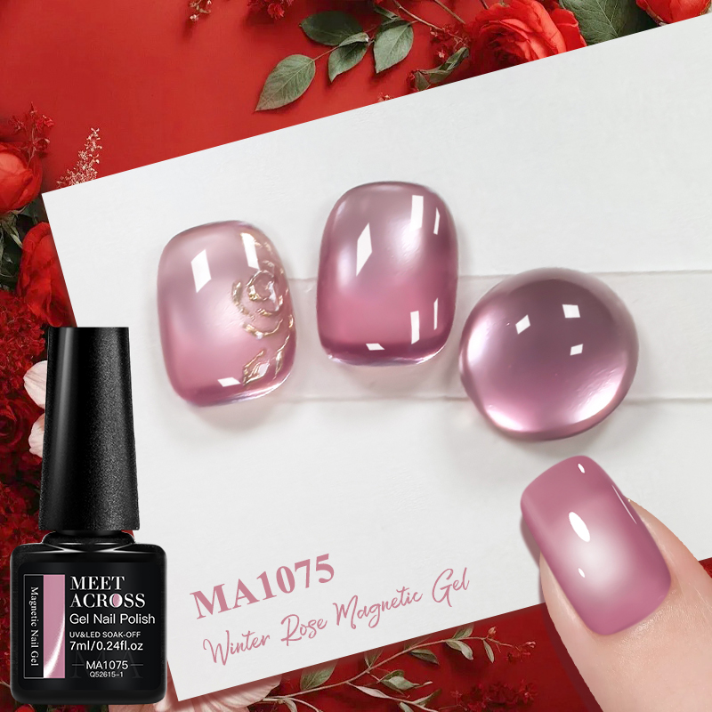 Pembe Kış Gülü Kedi Manyetik J - Nail Art Valentines Day incelemesi ve fiyatı