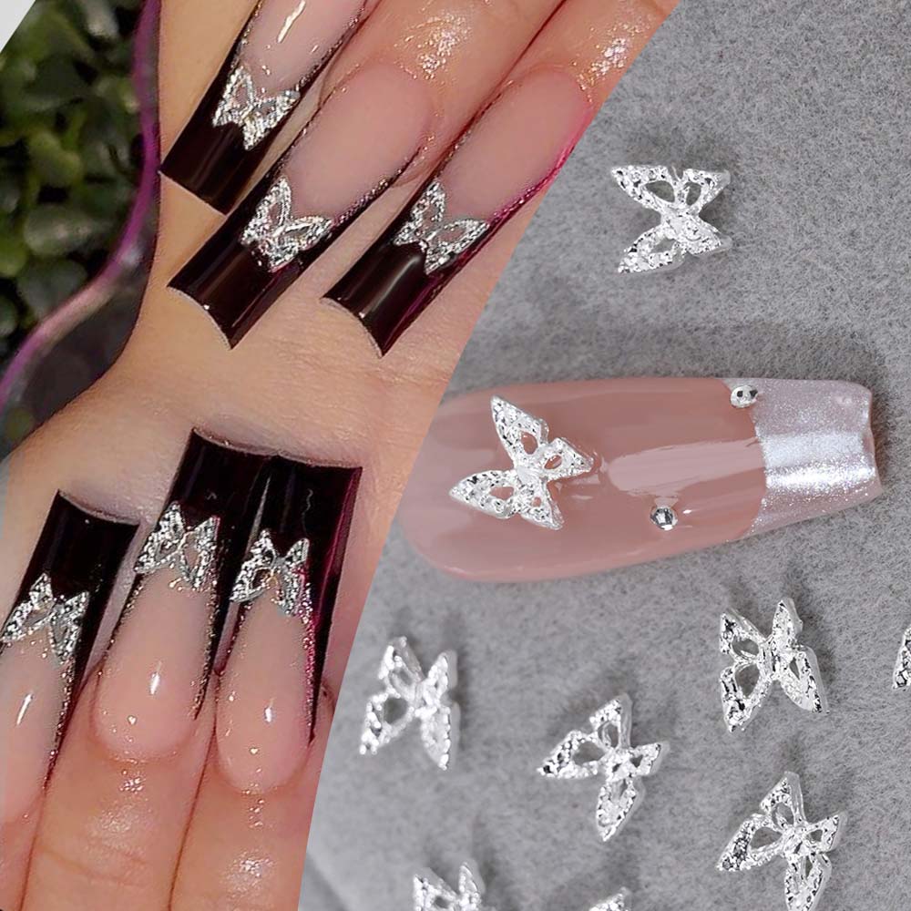20 adet 3D Zarif Hollow Kelebe - Nail Art Valentines Day incelemesi ve fiyatı